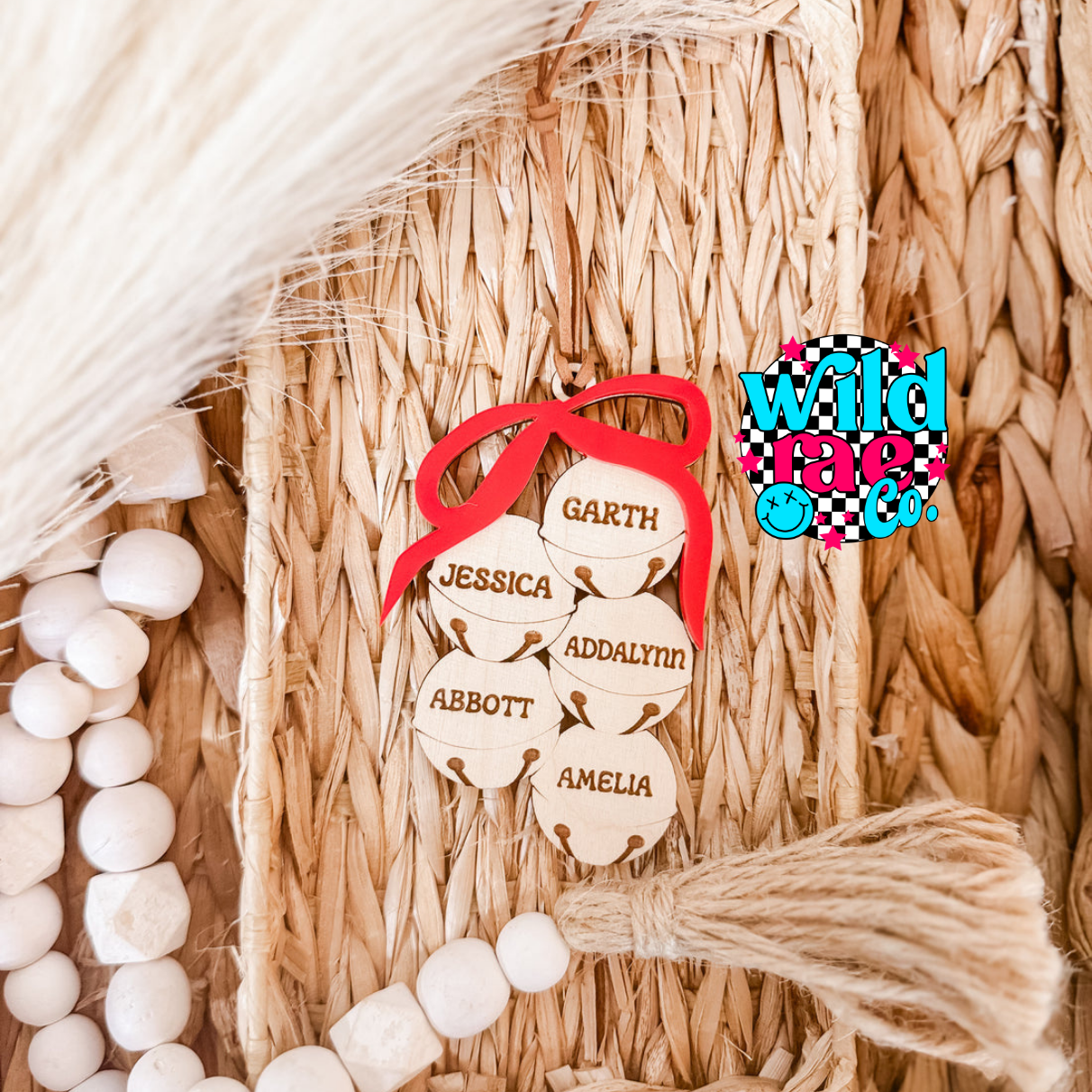 Jingle Bell Family Ornament | Closes Sundays | TAT 15-20 Business Days