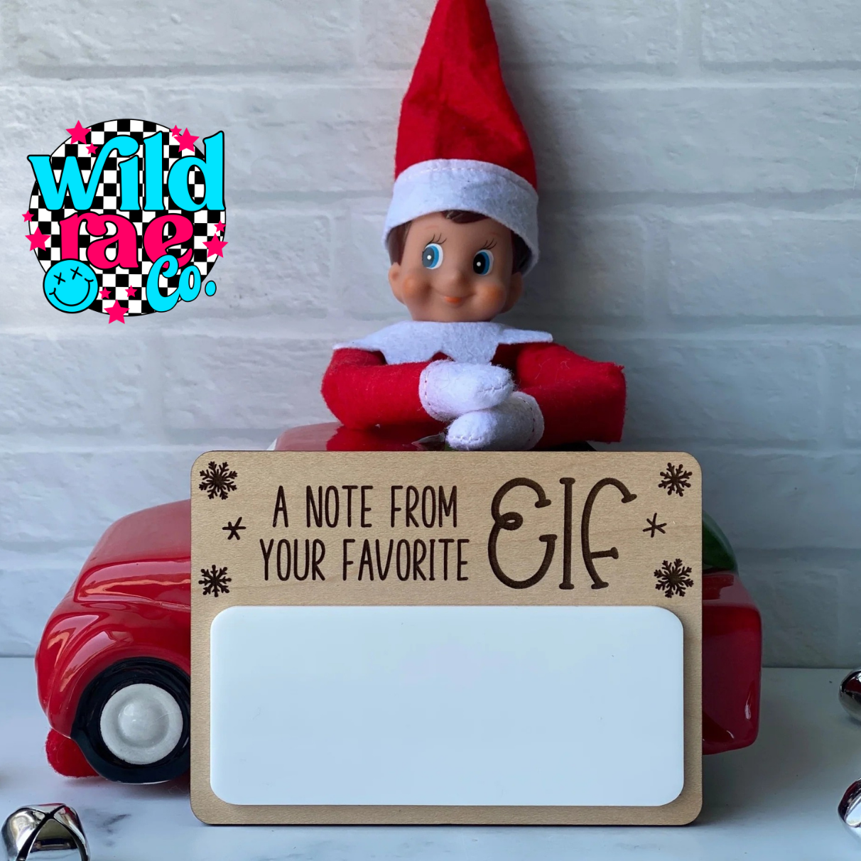 Dry Erase Elfie Message Board | Closes Sundays | TAT 20 Business Days