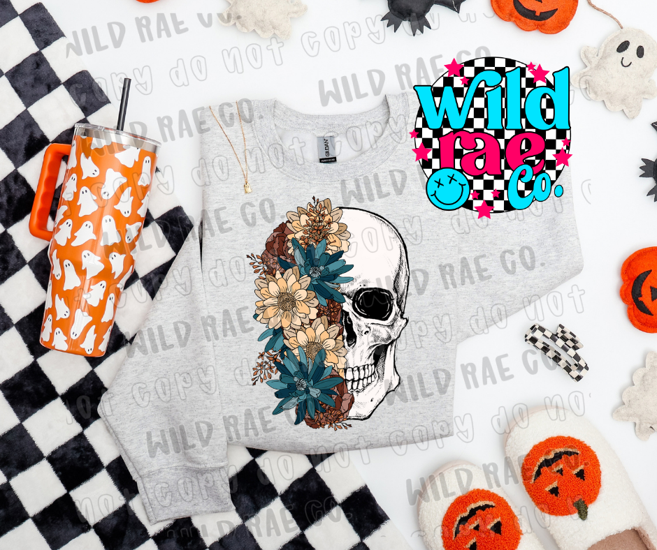 FLORAL SKULL | HALLOWEEN
