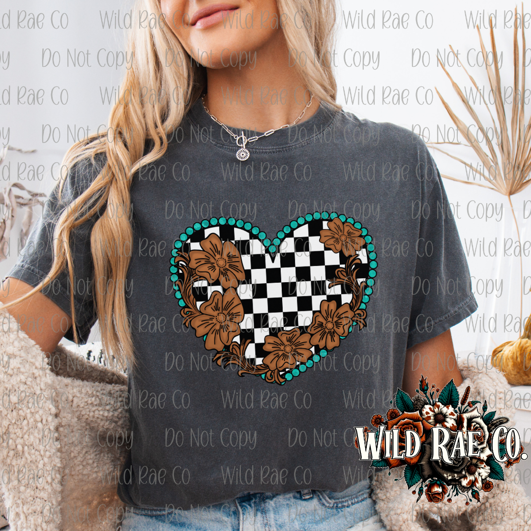 CHECKERED HEART