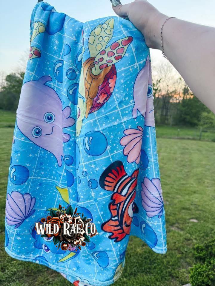 CUSTOM PLUSH BLANKETS | PRE-ORDER | CLOSE SUNDAYS