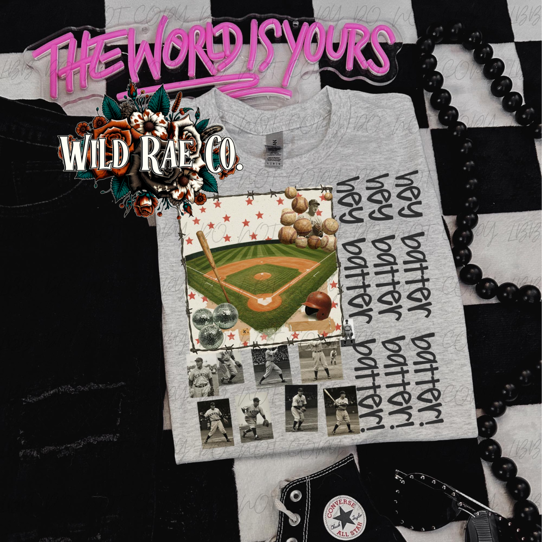 HEY BATTER BATTER COLLAGE