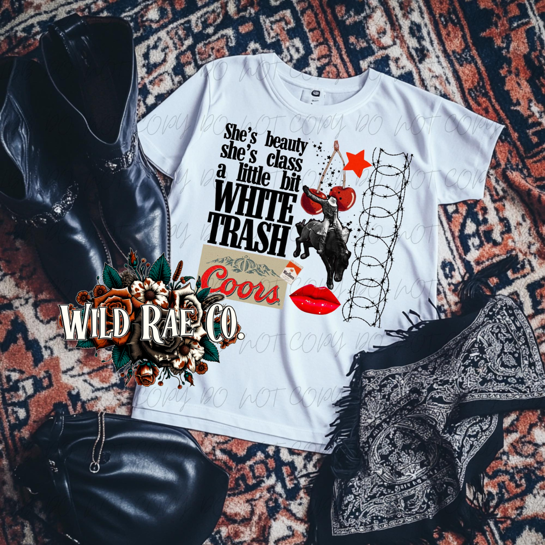 WHITE TRASH COLLAGE