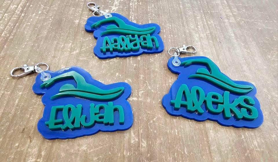 CUSTOM SPORTS BAG TAG
