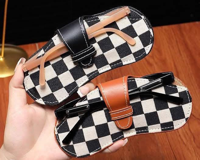 Checkered Sunglasses Case Holder | Closes Sundays