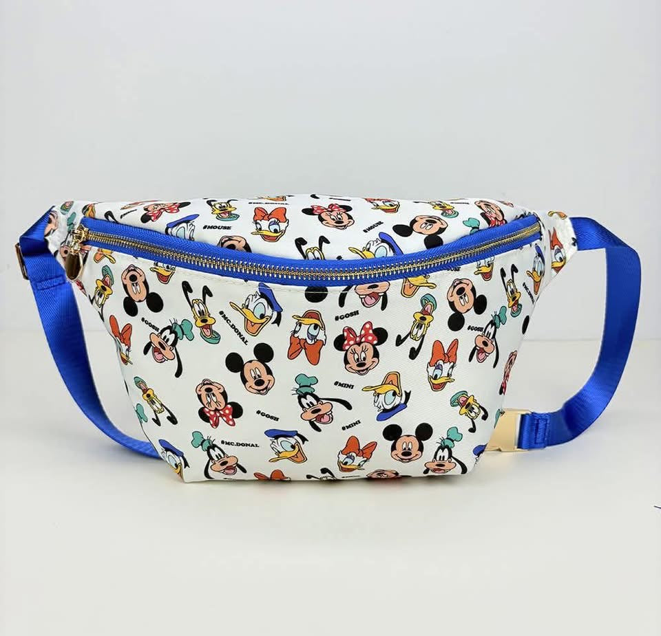 CHARACTER PRINTED JUMBO FANNY PACK | PRE-ORDER | CLOSE SUNDAY