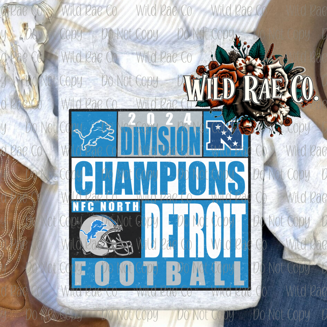 DETROIT; 2024 DIVISION CHAMPIONS