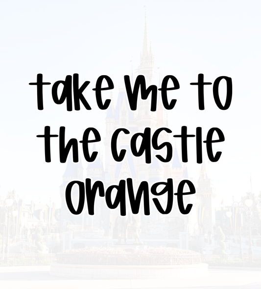 ORANGE | TAKE ME TO THE CASTLE | KIDS DAY WEAR