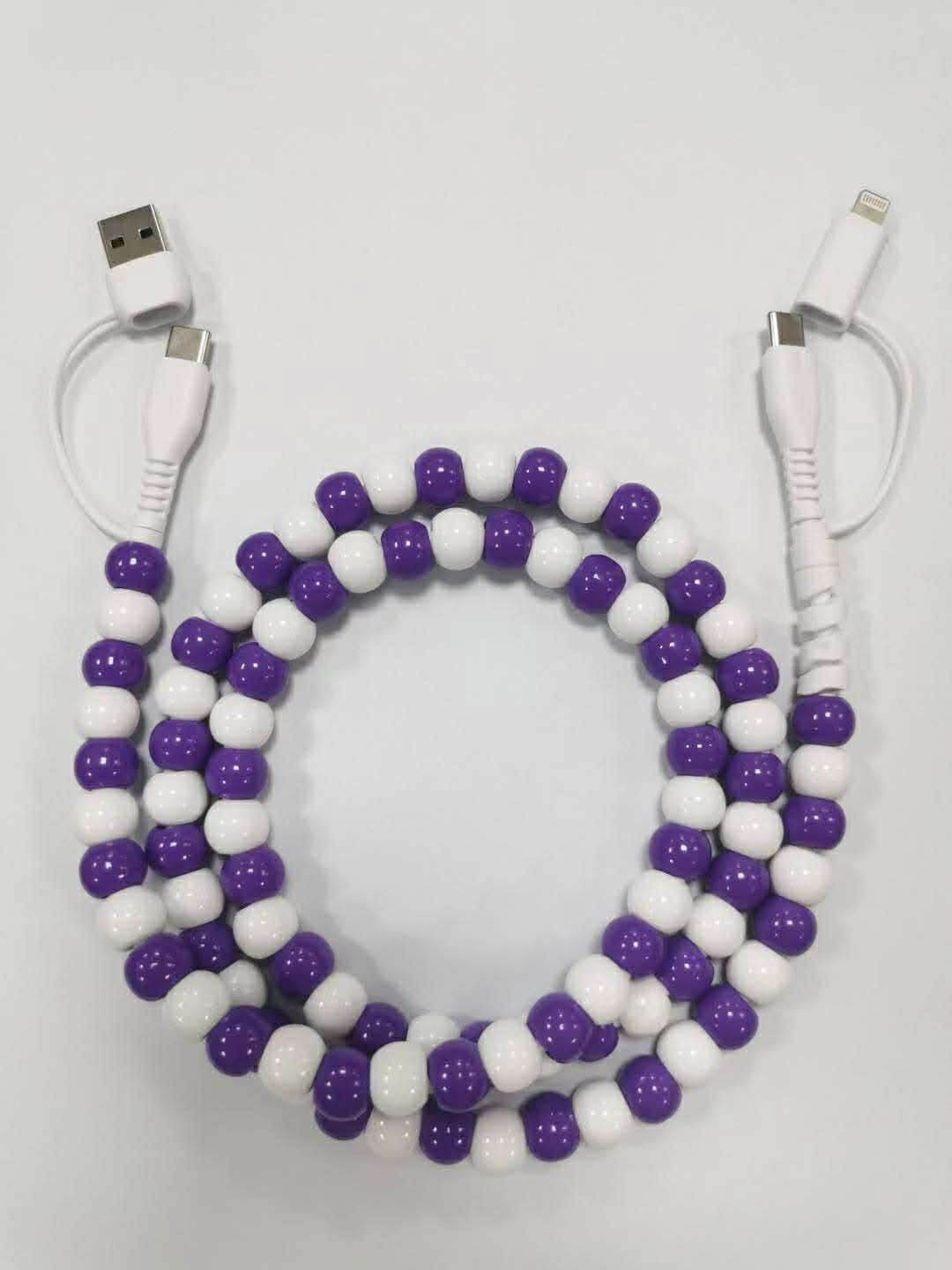4 IN 1 COLORFUL BEADED FAST CHARGING CABLE | CLOSING SUNDAYS | TAT 35 BUSINESS DAYS