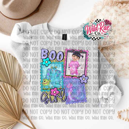 Boo Girl Stamps