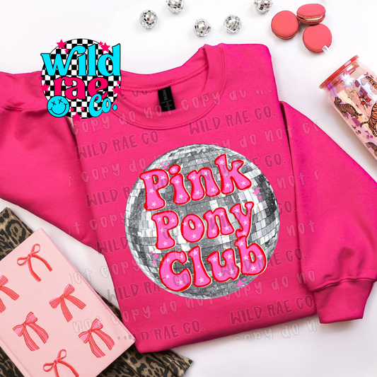 DISCO PINK PONY CLUB