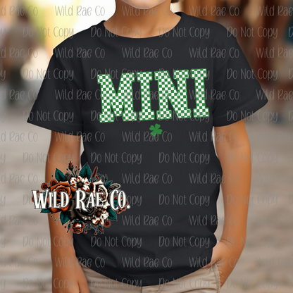 MINI GREEN CHECKERED