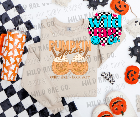 PUMPKIN SPICE BOOK STORE | HALLOWEEN