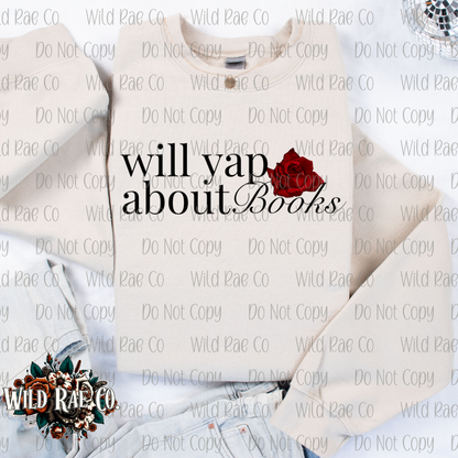 WILL YAP ABOUT BOOKS