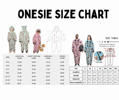 Custom Print Onesie Pajamas