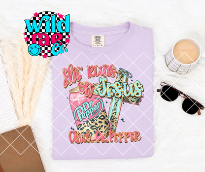 SHE RUNS ON JESUS AND DR P