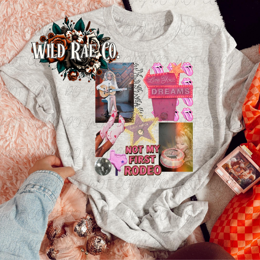 NOT MY FIRST RODEO COLLAGE