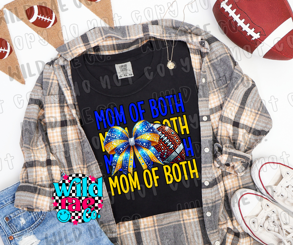 MOM OF BOTH BLING FOOTBALL