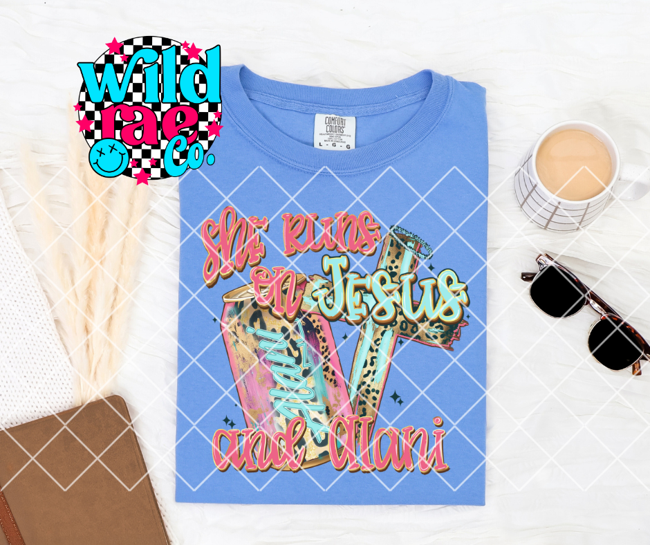 SHE RUNS ON JESUS AND ENERGY ALAN