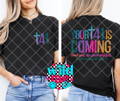 YOUR 41 IS COMING