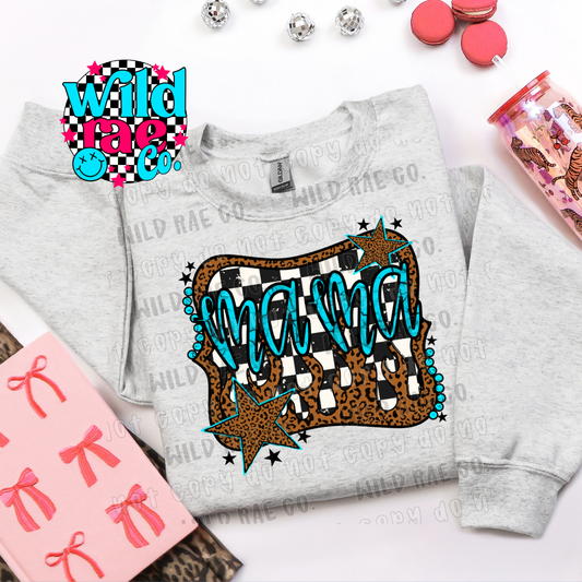 LEOPARD CHECK MAMA