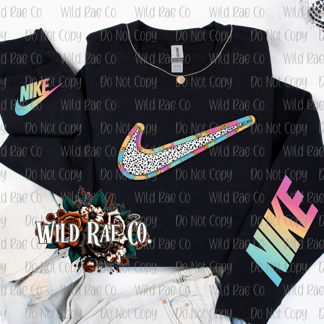 SWOOSH DOTTED PASTEL