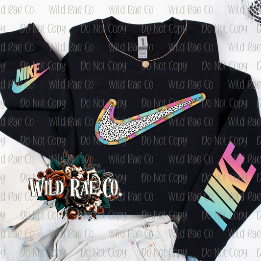 SWOOSH DOTTED PASTEL