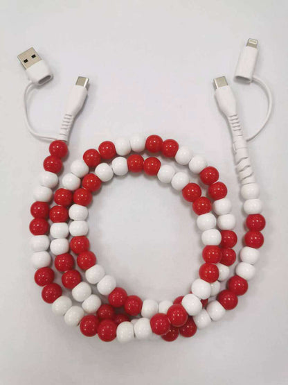 4 IN 1 COLORFUL BEADED FAST CHARGING CABLE | CLOSING SUNDAYS | TAT 35 BUSINESS DAYS
