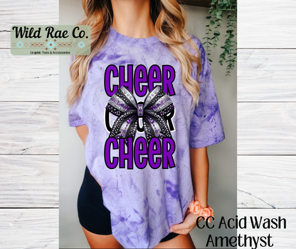 Cheer Bling - Purple & Black