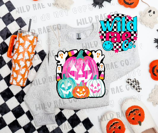 NEON PUMPKINS | HALLOWEEN