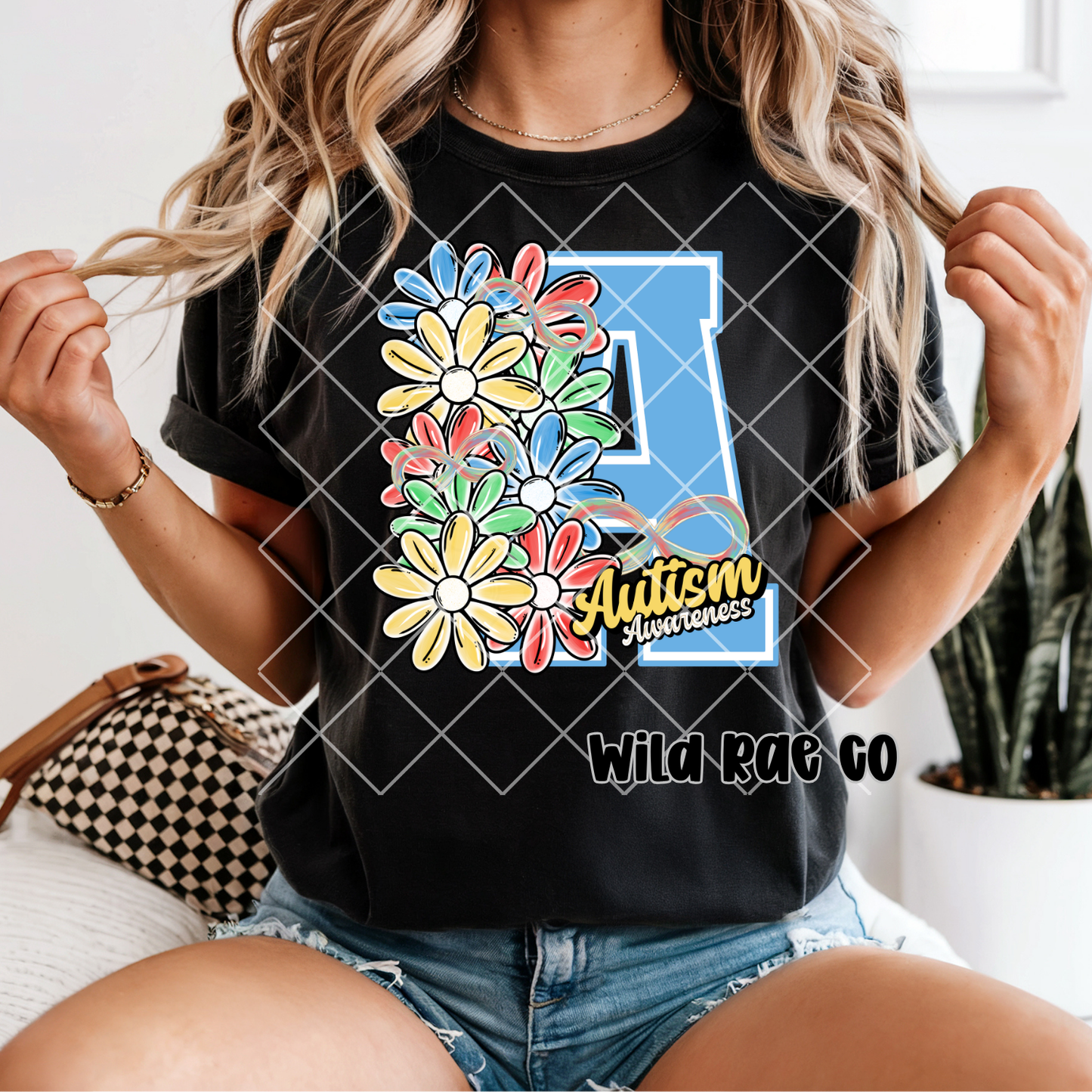 Autism Awareness Floral