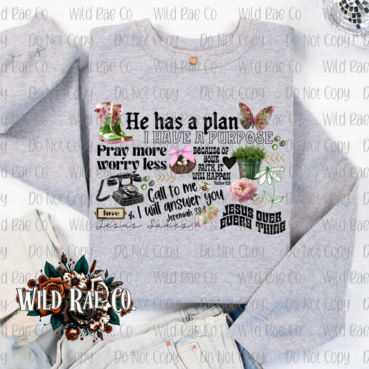 HE HAS A PLAN | FAITH COLLECTION