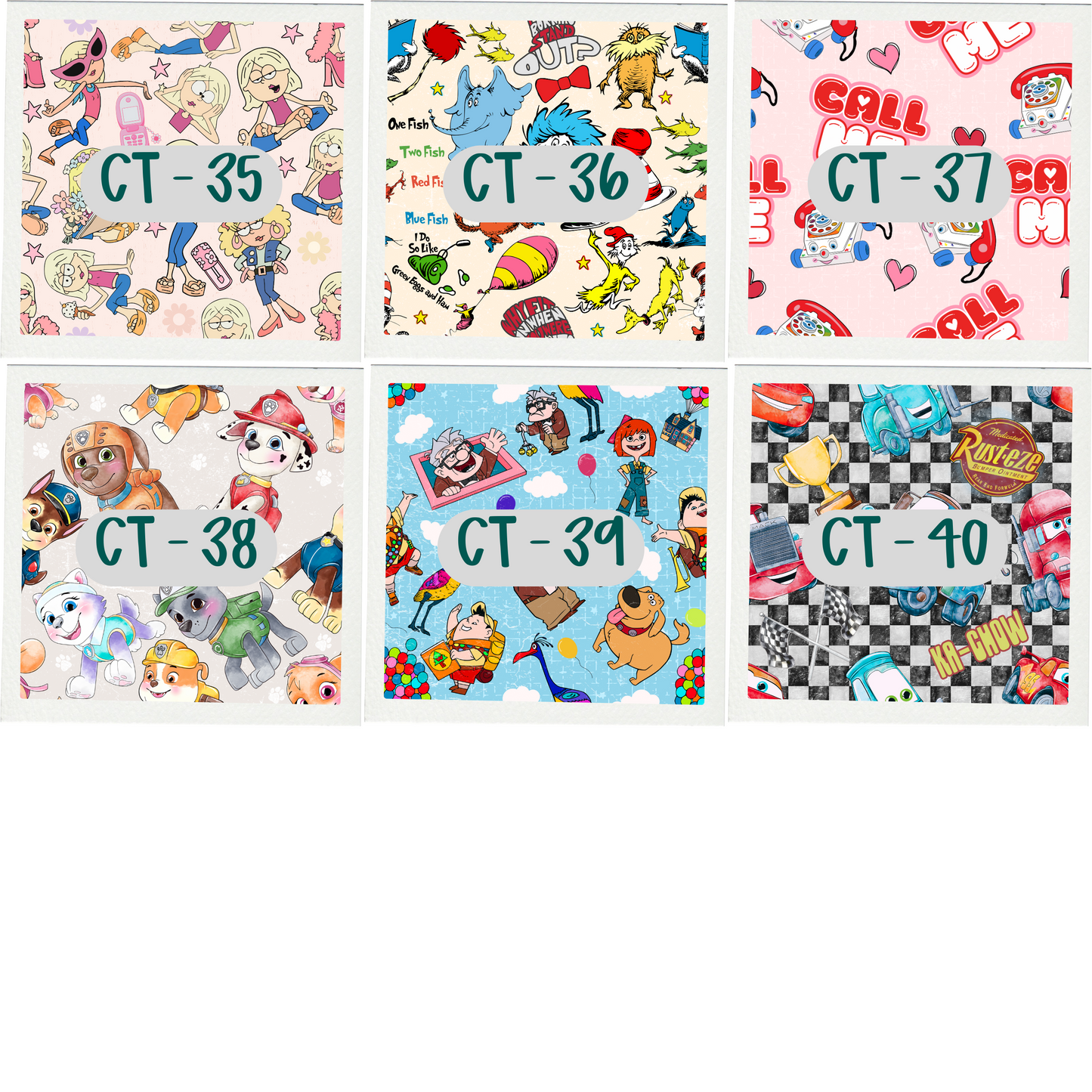 CAR COASTERS : CARTOON