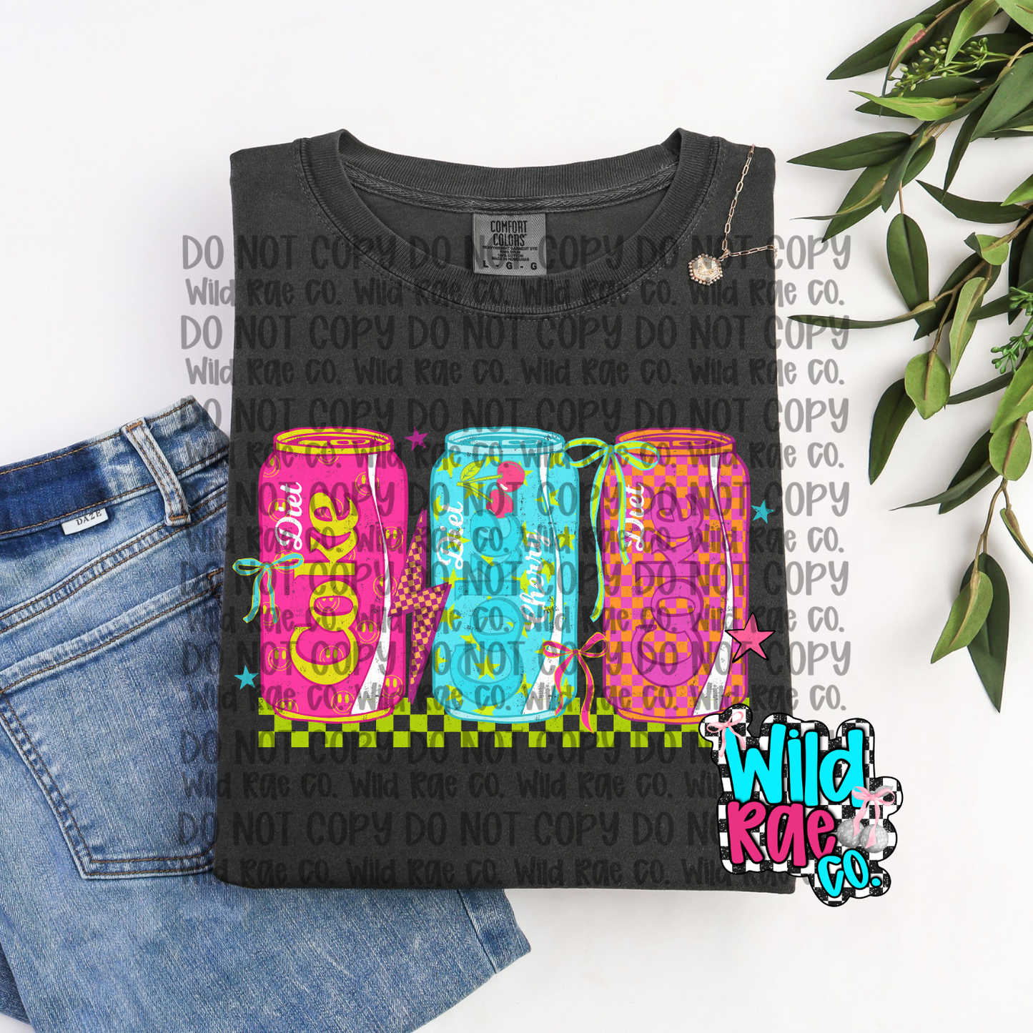 Neon Diet Soda