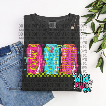 Neon Diet Soda