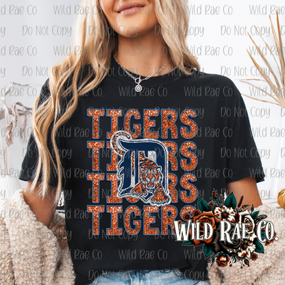 TIGERS FAWX GLITTER
