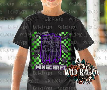 ENDERMAN GREEN CHECK | MINECRAFT COLLECTION