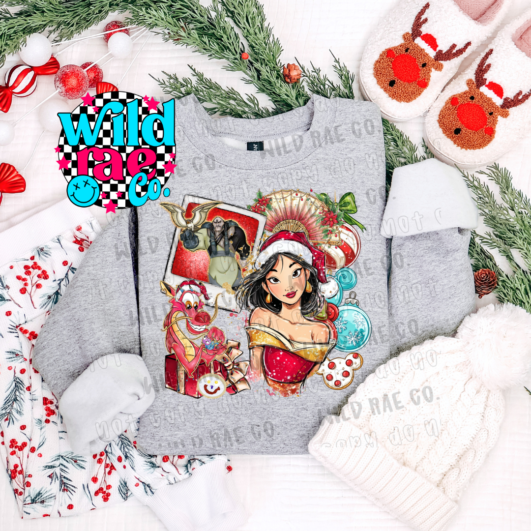 WARRIOR PRINCESS POLAROID CHRISTMAS