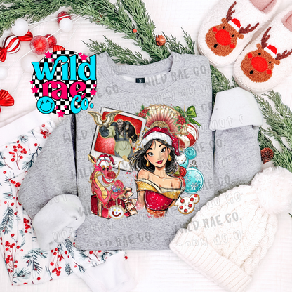 WARRIOR PRINCESS POLAROID CHRISTMAS