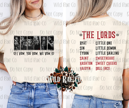 THE LORDS [BLACK] | BOOK LOVERS