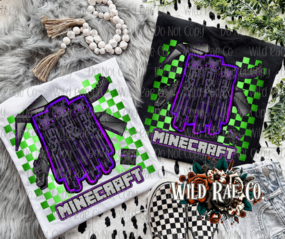 ENDERMAN GREEN CHECK | MINECRAFT COLLECTION
