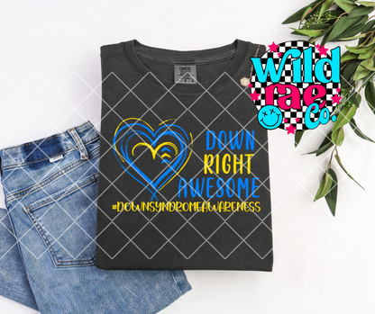 DOWN RIGHT AWESOME HEART