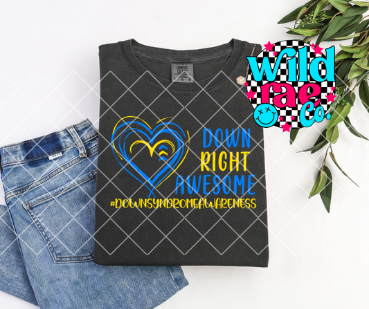 DOWN RIGHT AWESOME HEART