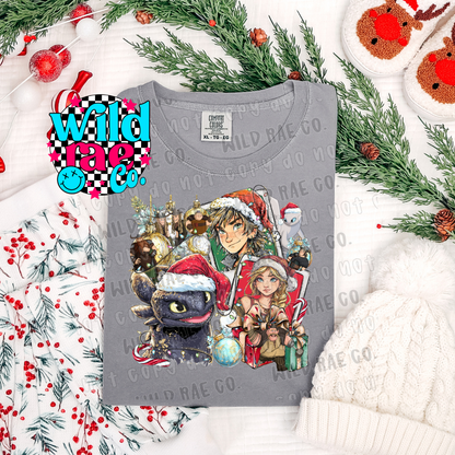 DRAGONS POLAROID CHRISTMAS