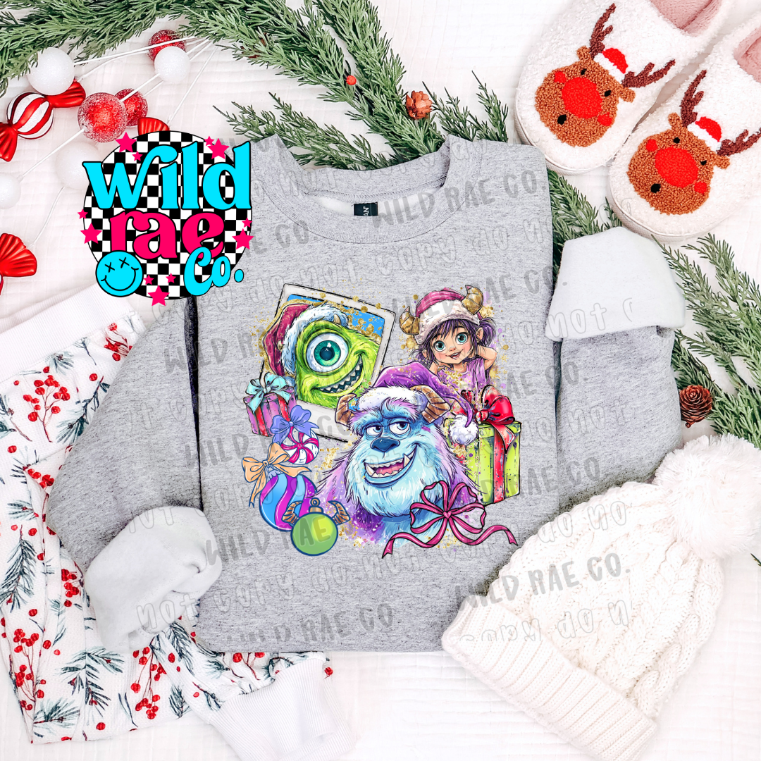 BOO + KITTY  POLAROID CHRISTMAS