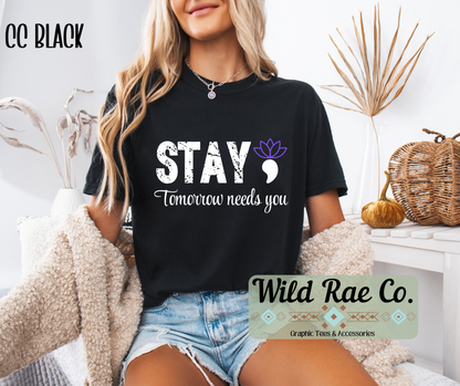Stay; - White