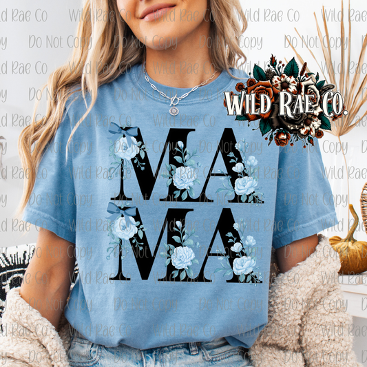 BLUE FLORAL MAMA | MAMA