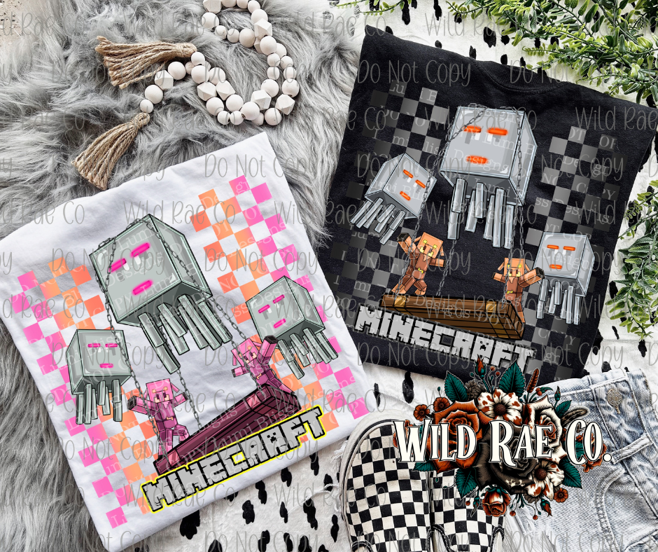 GHAST PINK CHECK | MINECRAFT COLLECTION