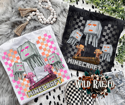 GHAST PINK CHECK | MINECRAFT COLLECTION