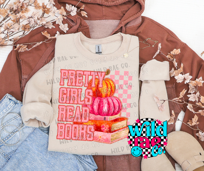 PRETTY GIRLS READ BOOKS